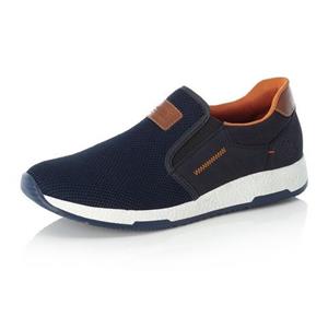 Rieker Slip-on sneakers Casual slipper, vrijetijdsschoen met contrastnaad