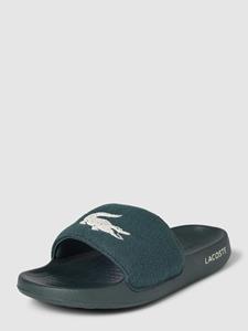 Lacoste Slippers met labelstitching