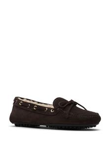 Car Shoe bow-detail suede loafers - Bruin