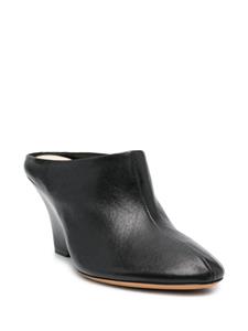 KHAITE The Apollo 75mm leather sandals - Zwart
