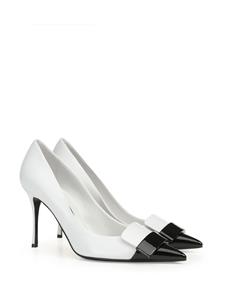 Sergio Rossi Sr1 Cindy 75mm leather pumps - Wit