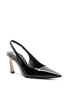 Victoria Beckham 75mm patent-leather pumps - Zwart