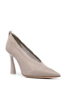 Premiata 100mm gebreide pumps - Beige