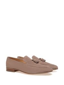 Bally Suède loafers met kwastje - Bruin