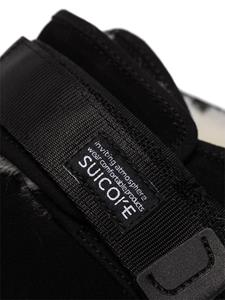 Suicoke Zavo suède slippers - Zwart