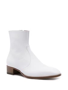 Scarosso x Warren Alfie Baker leren laarzen - Wit