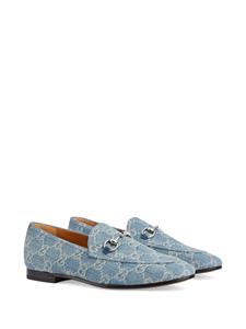 Gucci Jordaan denim loafers - Blauw