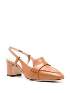 Scarosso Bianca 60mm leren pumps - Bruin