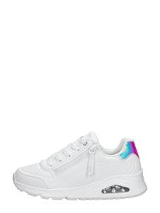 Skechers Uno Uno Gen1 Zip And Stride  Sneaker Meisjes Wit