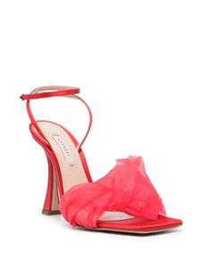 Casadei Geraldine Helen satijnen sandalen - Rood