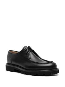 Scarosso Damiano leren derby schoenen - Zwart