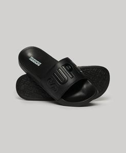 Superdry Mannen Vegan Core Badslippers Zwart