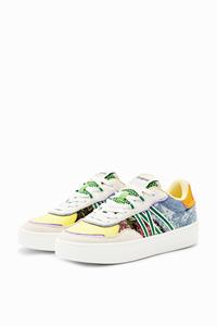 Desigual Sneakers patch plateauzool - MATERIAL FINISHES