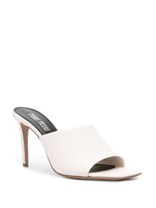 Paris Texas 95mm leather mules - Beige