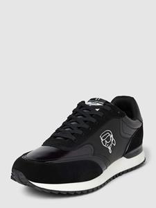 Karl Lagerfeld Leren sneakers met logo-applicatie