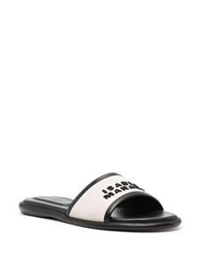 ISABEL MARANT Vike sandalen met geborduurd logo - Beige