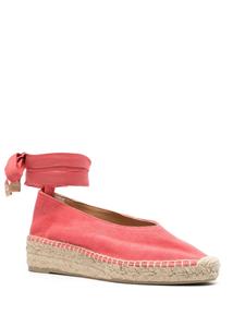 Castañer Gea 35mm plain-weave espadrilles - Roze