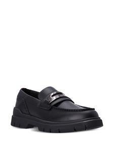 HUGO Ryan leather loafers - Zwart