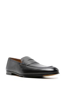 Doucal's penny-slot leather loafers - Zwart