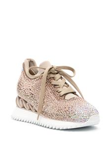 Le Silla Reiko Wave sneakers verfraaid met stras - Goud