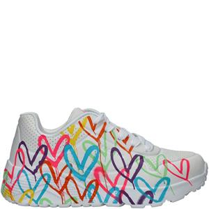 Skechers X JGoldcrown Uno Lite Sneaker Meisjes Wit/Multi