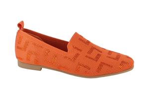 La Strada 2131884-4534 orange dames instappers gekleed