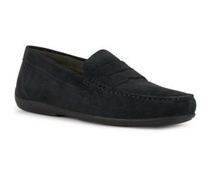 Geox Mocassins U ASCANIO C , loafer, pennyloafer, instappers voor gemakkelijk aan- en uittrekken