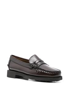 Sebago penny-slot leather loafers - Rood