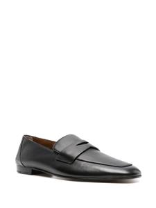 Le Monde Beryl Soft Placket leren loafers - Zwart