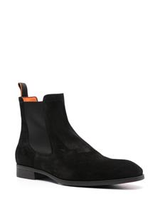 Santoni suede Chelsea boots - Zwart