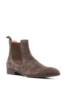 Santoni suede Chelsea boots - Bruin