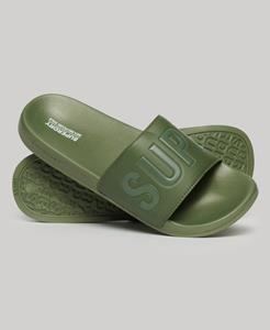 Superdry Mannen Vegan Core Badslippers Khaki