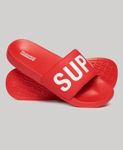 Superdry Mannen Vegan Core Badslippers Rood