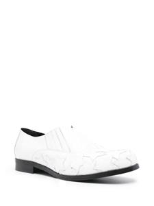 Stefan Cooke Leren sneakers met sterpatch - Wit