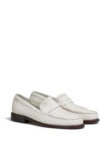 Marni Leren loafers - Wit