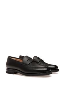 Bally grained-leather loafers - Zwart