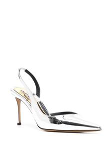 Alexandre Vauthier metallic-effect 80mm leather pumps