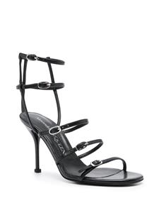 Alexander McQueen Leren sandalen - Zwart