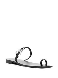 Senso Sandalen met gesp - Zwart