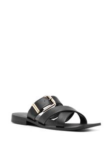 Senso Leren sandalen - Zwart