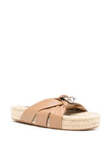 Senso Sandalen met gespdetail - Bruin