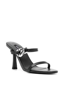 Senso Odina leren sandalen - Zwart