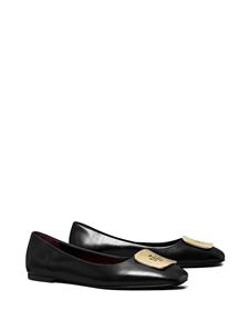 Tory Burch Georgia ballerina's - Zwart