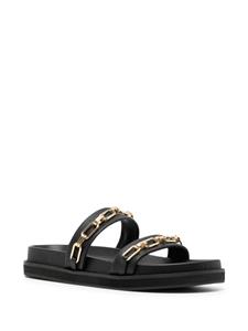 Senso Sandalen verfraaid met ketting - EBONY