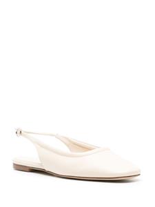 Aeyde Dani leren ballerina's - Beige
