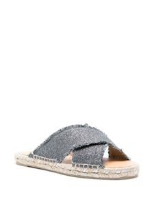 Castañer Palmera espadrilles met glitter - Grijs
