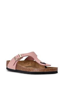 Birkenstock Gizeh leren teenslippers - Roze