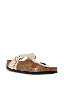 Birkenstock Gizeh leren teenslippers - Beige