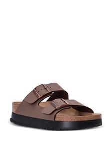 Birkenstock Arizona sandalen met plateauzool - Bruin