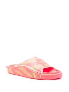 Adidas by Stella McCartney Leren badslippers - Roze